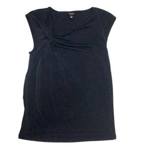 Ann Taylor sleeveless navy top
